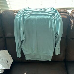 Aerie Light Blue Women's Crew Neck Sweater